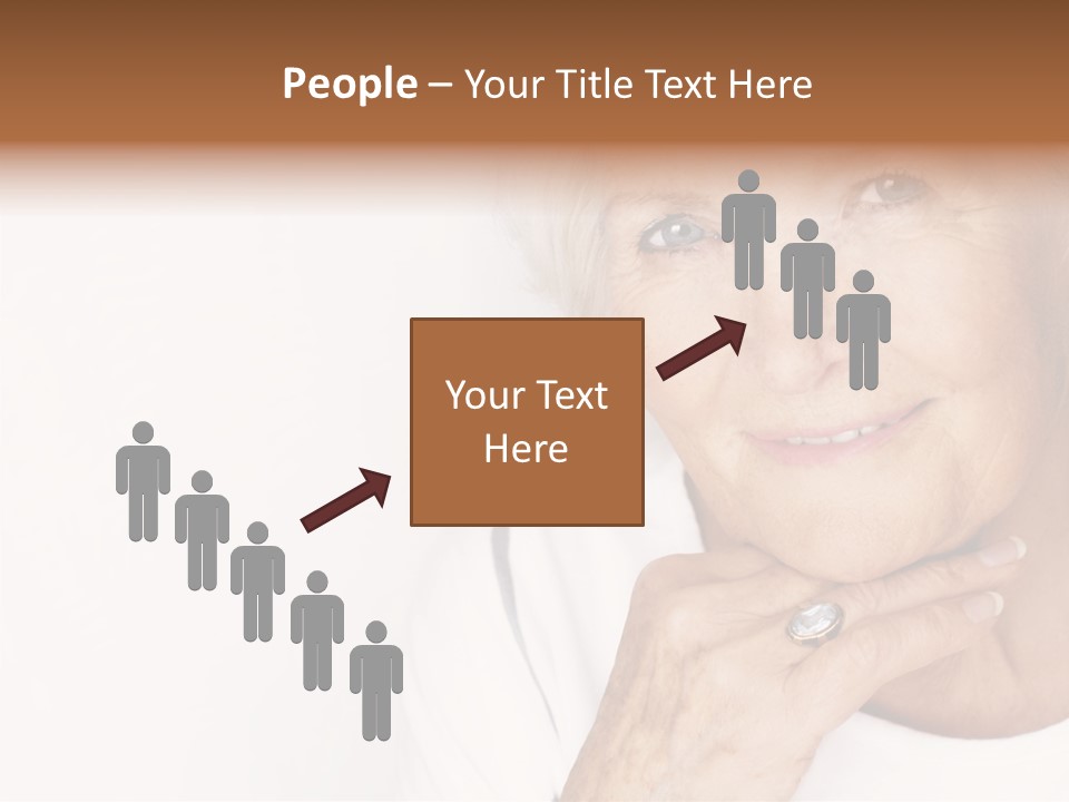 Pretty Grandmother Mature PowerPoint Template