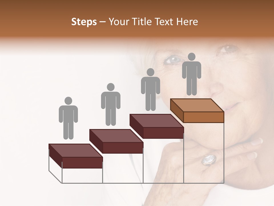 Pretty Grandmother Mature PowerPoint Template