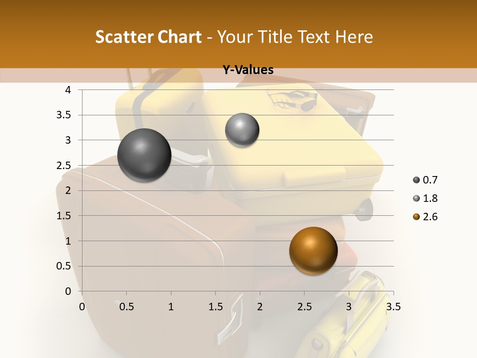 Modern Luggage Handle PowerPoint Template