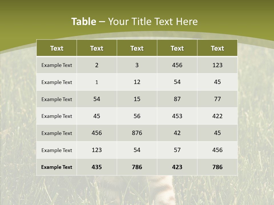 Tree Baby Breed PowerPoint Template