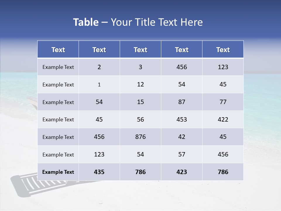 Seascape Ripple Scenery PowerPoint Template