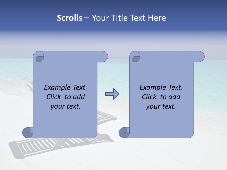 Seascape Ripple Scenery PowerPoint Template