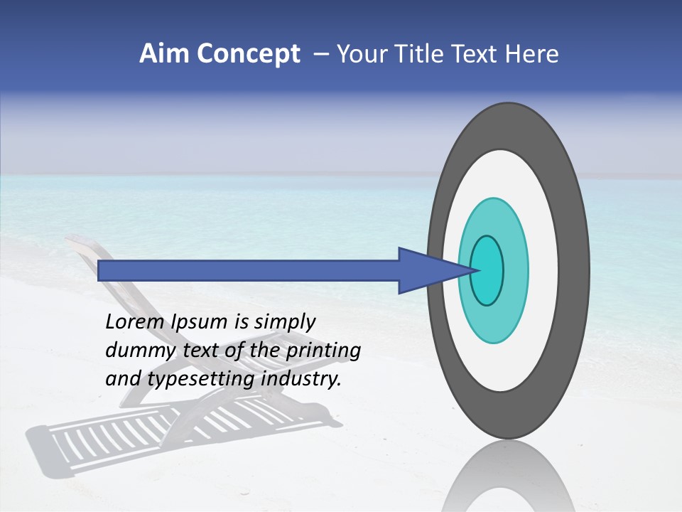 Seascape Ripple Scenery PowerPoint Template