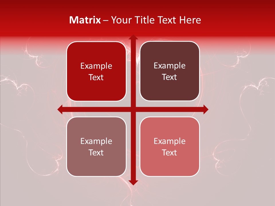 Symbol Burning Illusion PowerPoint Template