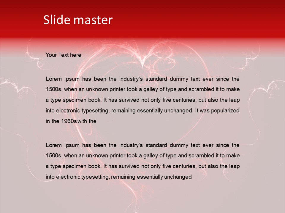 Symbol Burning Illusion PowerPoint Template