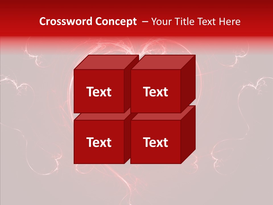 Symbol Burning Illusion PowerPoint Template
