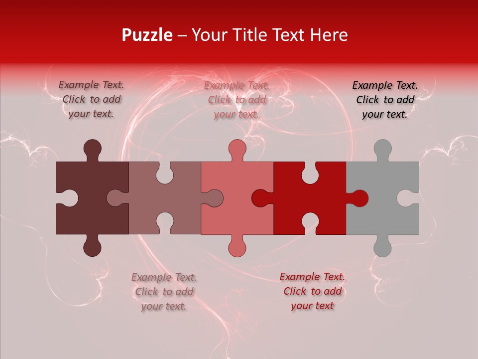 Symbol Burning Illusion PowerPoint Template