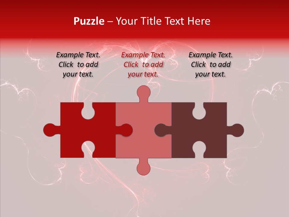 Symbol Burning Illusion PowerPoint Template