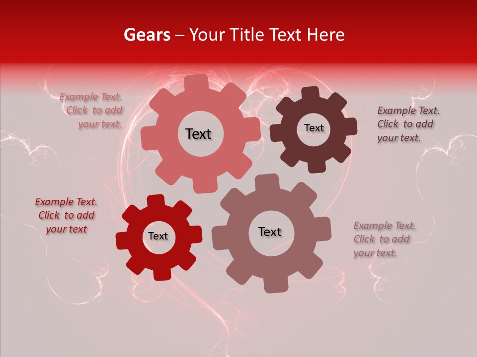 Symbol Burning Illusion PowerPoint Template