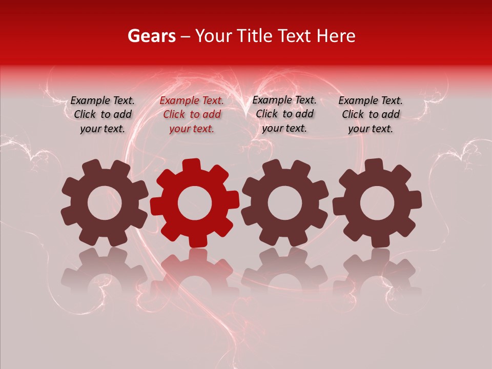 Symbol Burning Illusion PowerPoint Template