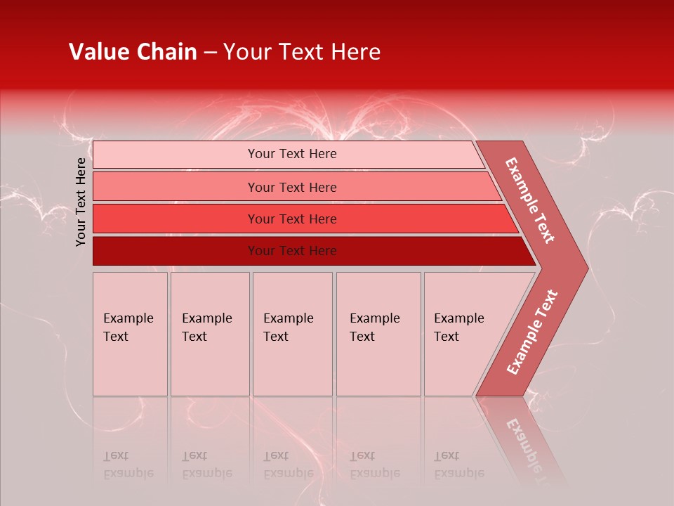 Symbol Burning Illusion PowerPoint Template