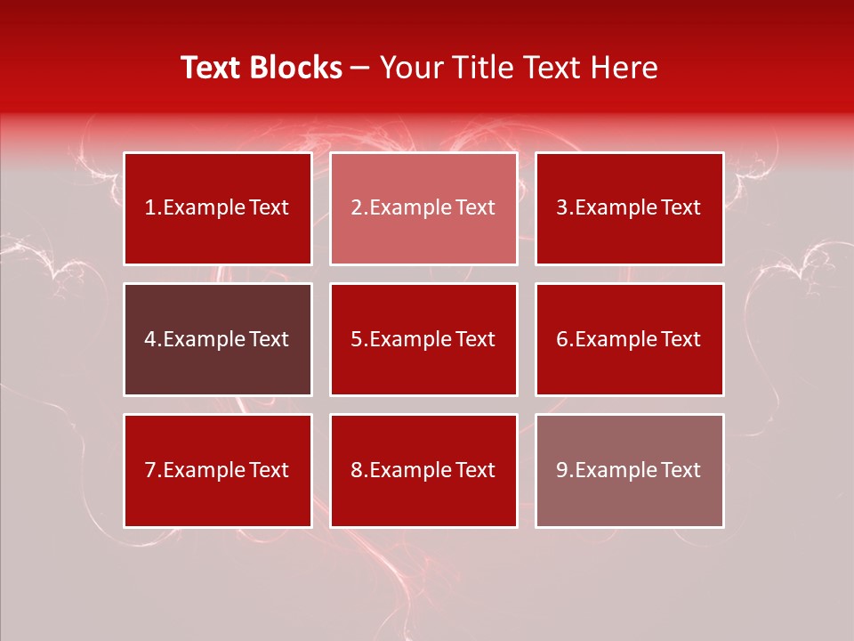 Symbol Burning Illusion PowerPoint Template