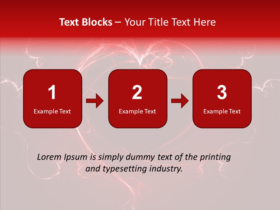 Symbol Burning Illusion PowerPoint Template