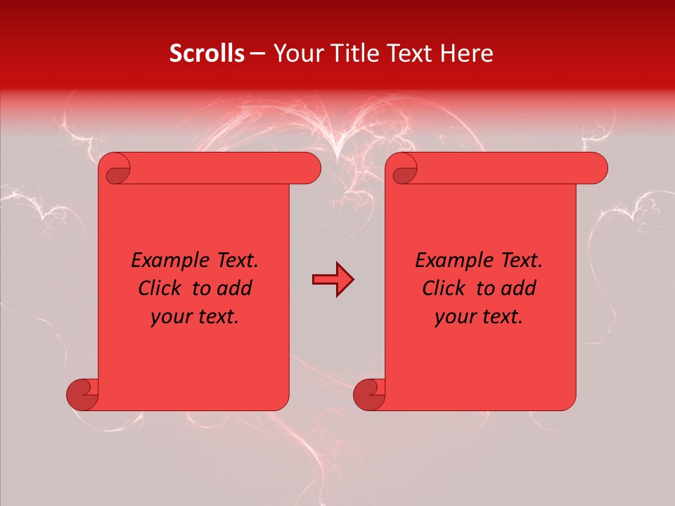 Symbol Burning Illusion PowerPoint Template