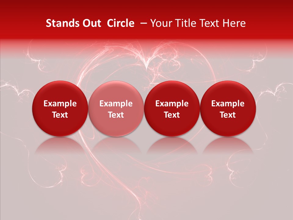 Symbol Burning Illusion PowerPoint Template