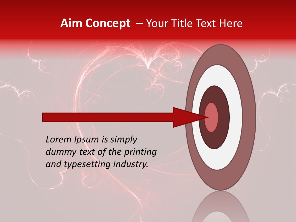 Symbol Burning Illusion PowerPoint Template