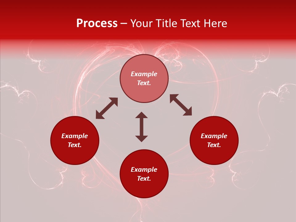 Symbol Burning Illusion PowerPoint Template
