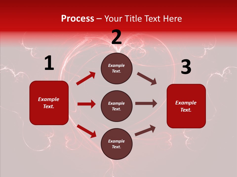 Symbol Burning Illusion PowerPoint Template