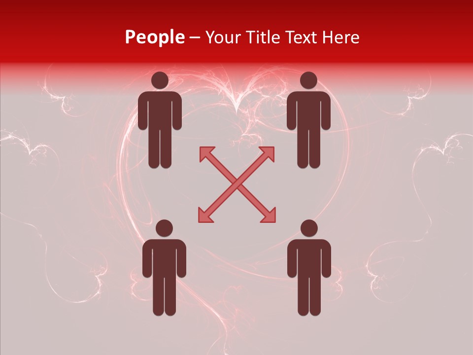 Symbol Burning Illusion PowerPoint Template