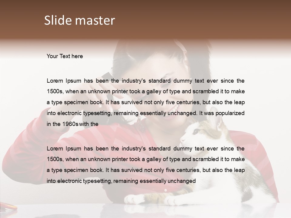 Lovely Beauty Happiness PowerPoint Template