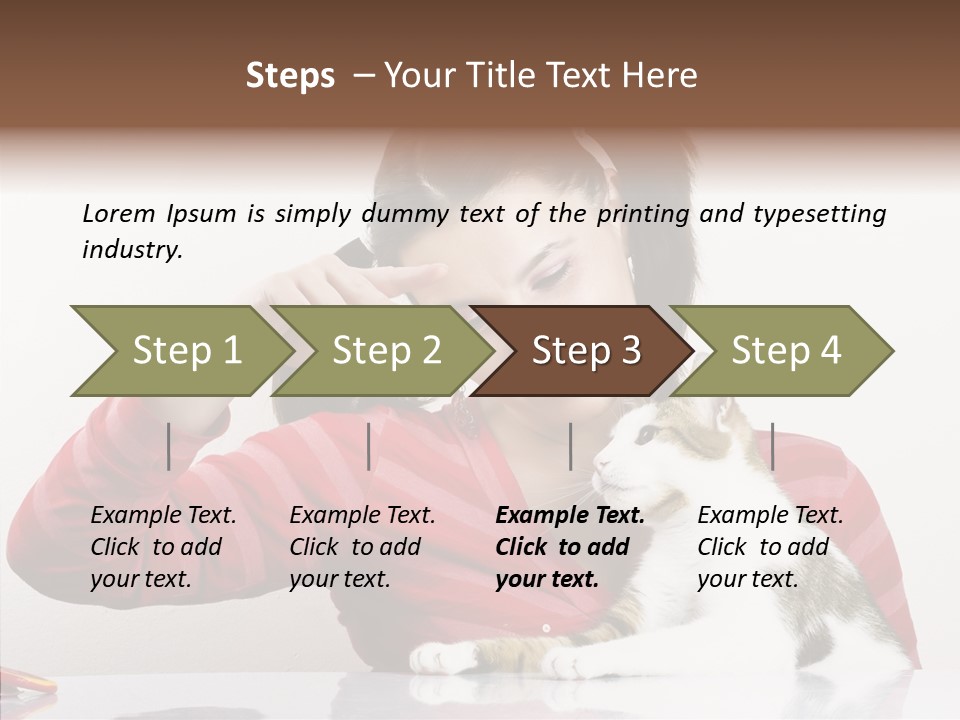 Lovely Beauty Happiness PowerPoint Template