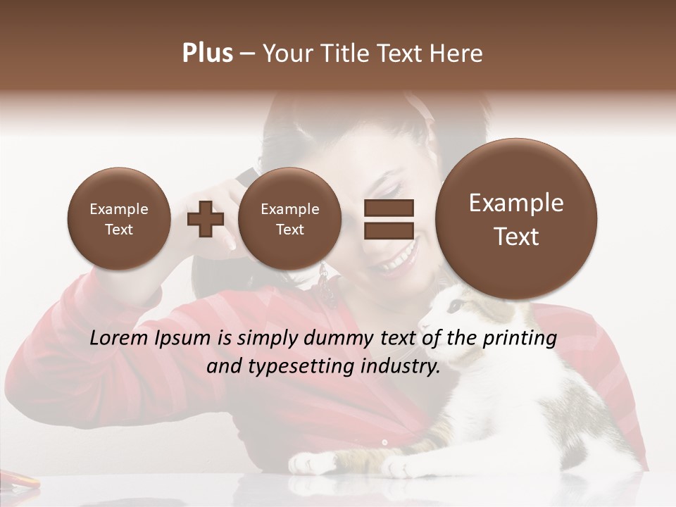 Lovely Beauty Happiness PowerPoint Template