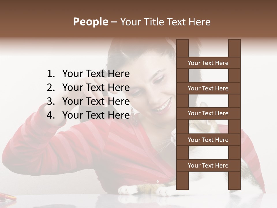 Lovely Beauty Happiness PowerPoint Template