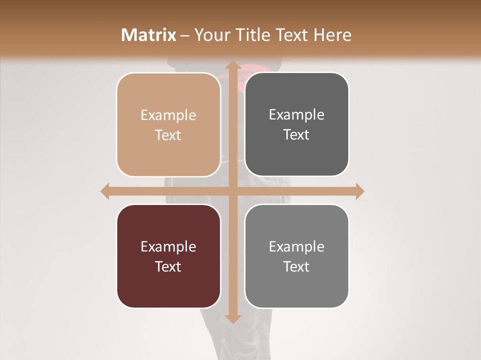 Female Teenage Gymnastics PowerPoint Template