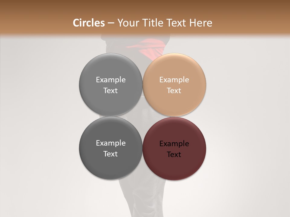 Female Teenage Gymnastics PowerPoint Template