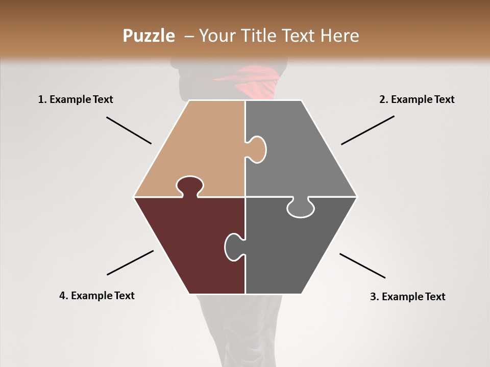 Female Teenage Gymnastics PowerPoint Template