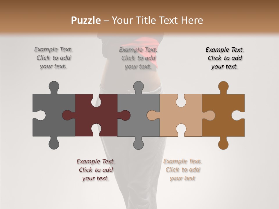 Female Teenage Gymnastics PowerPoint Template