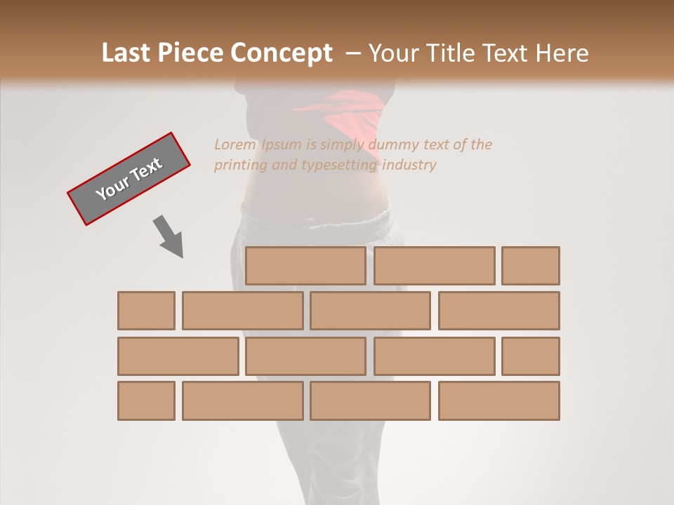 Female Teenage Gymnastics PowerPoint Template