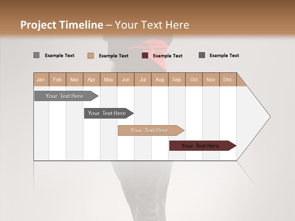 Female Teenage Gymnastics PowerPoint Template