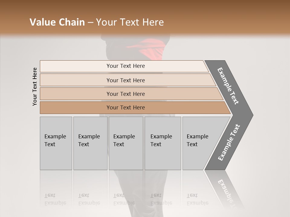 Female Teenage Gymnastics PowerPoint Template