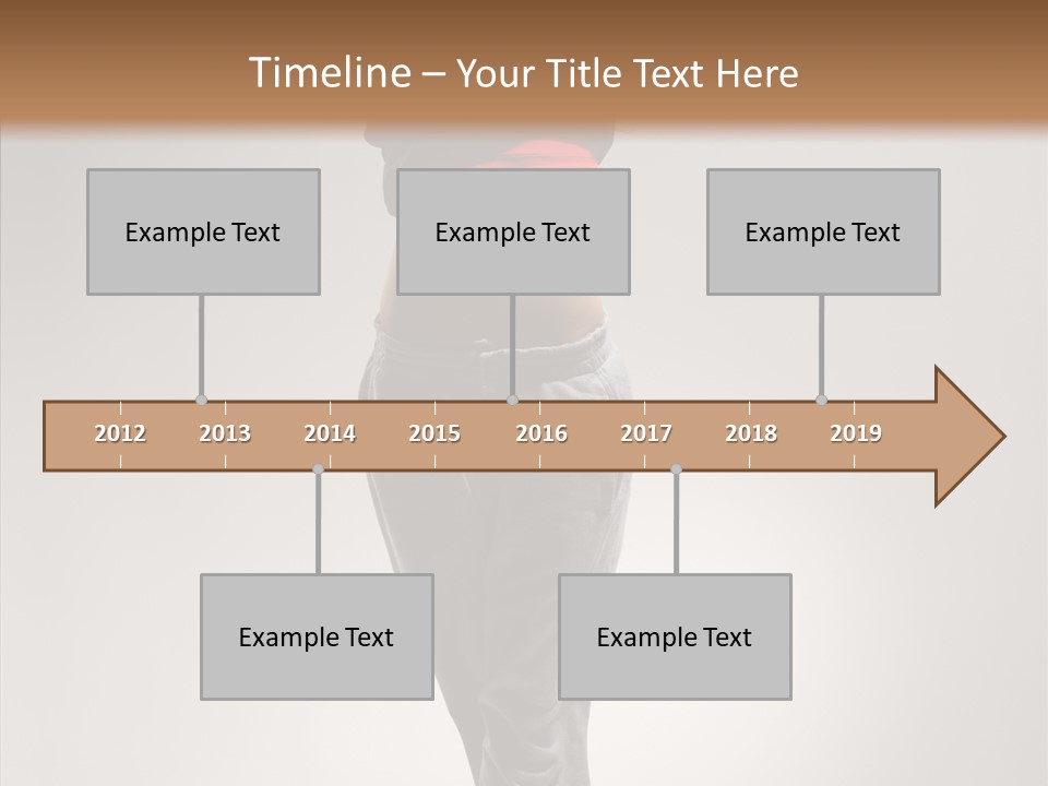 Female Teenage Gymnastics PowerPoint Template