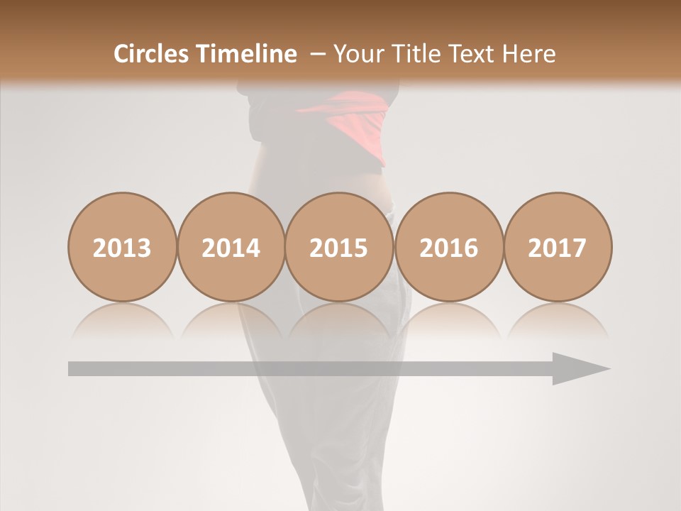 Female Teenage Gymnastics PowerPoint Template