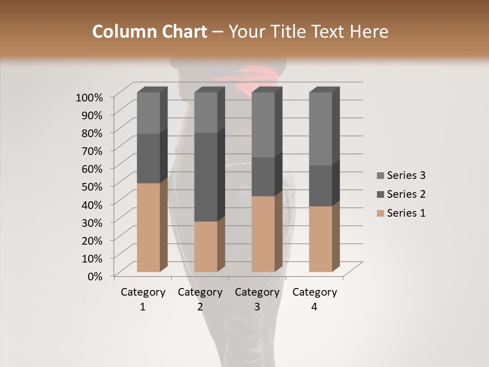 Female Teenage Gymnastics PowerPoint Template