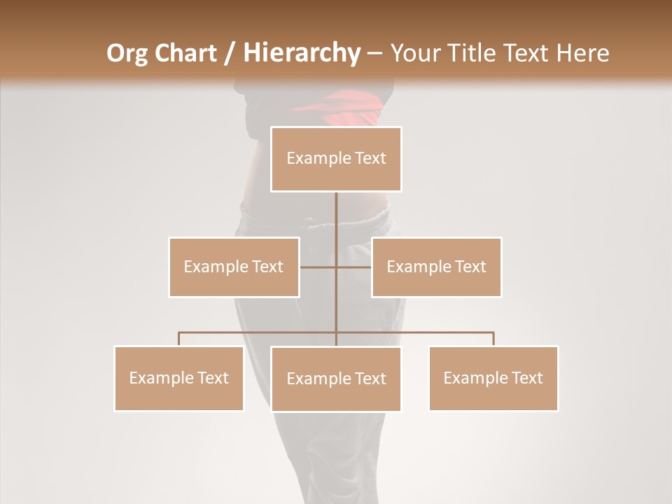 Female Teenage Gymnastics PowerPoint Template