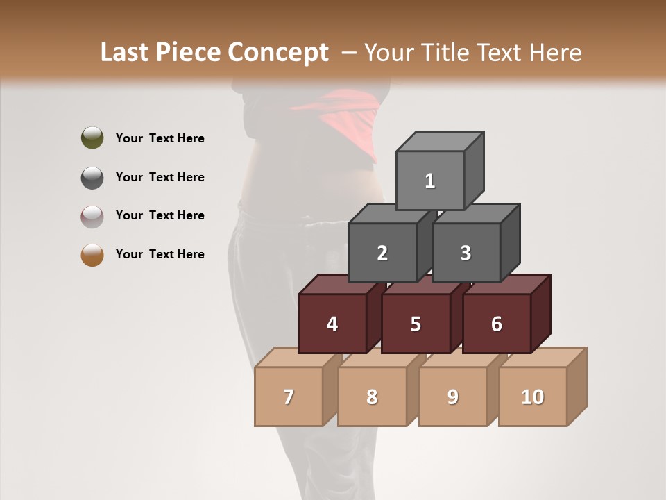 Female Teenage Gymnastics PowerPoint Template