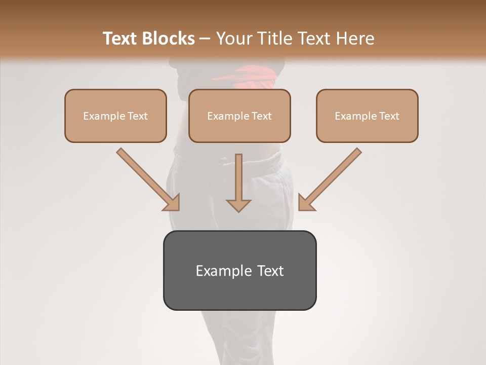 Female Teenage Gymnastics PowerPoint Template
