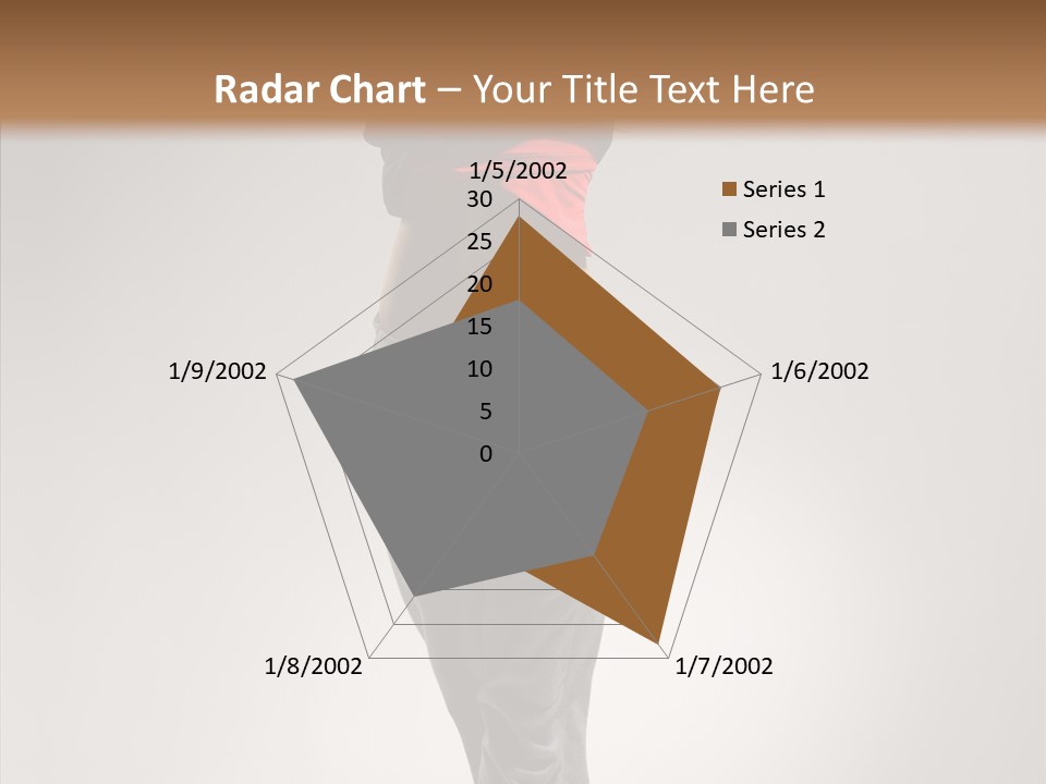 Female Teenage Gymnastics PowerPoint Template