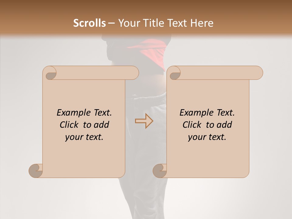 Female Teenage Gymnastics PowerPoint Template