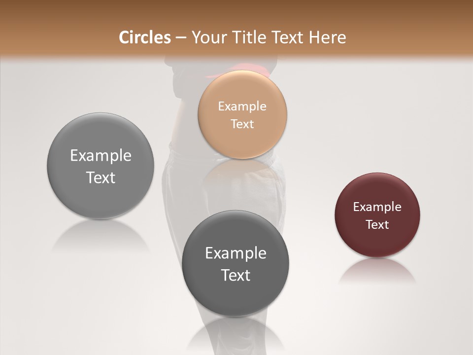 Female Teenage Gymnastics PowerPoint Template