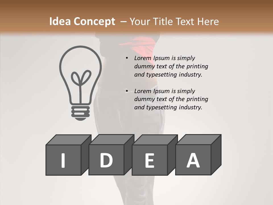 Female Teenage Gymnastics PowerPoint Template