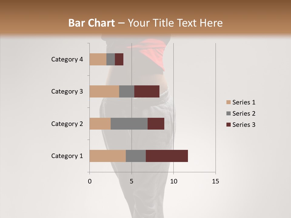 Female Teenage Gymnastics PowerPoint Template