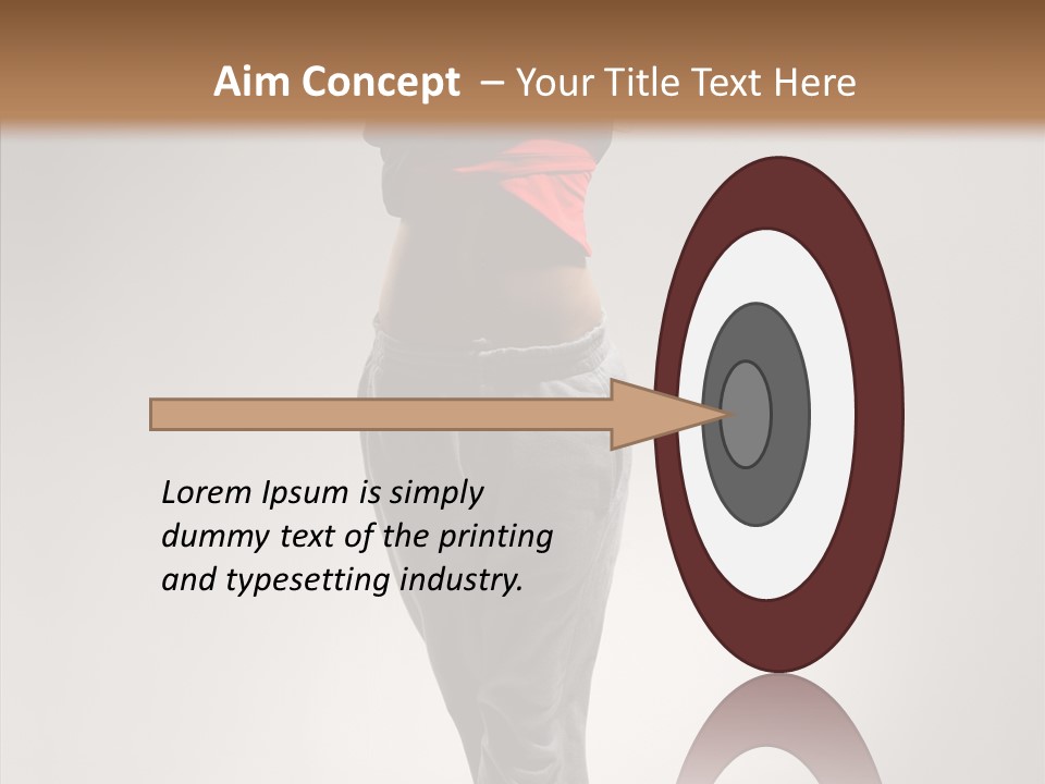 Female Teenage Gymnastics PowerPoint Template