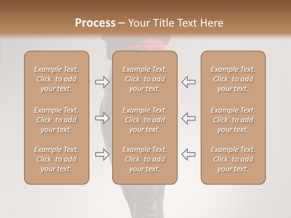 Female Teenage Gymnastics PowerPoint Template