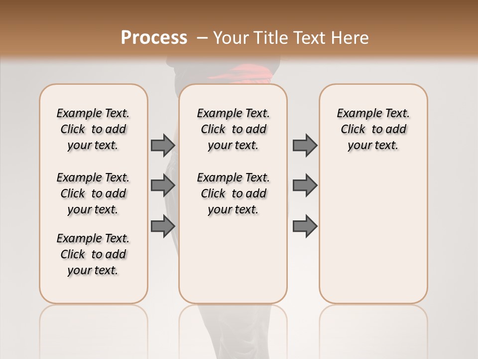Female Teenage Gymnastics PowerPoint Template