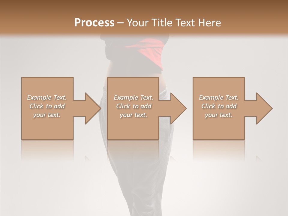 Female Teenage Gymnastics PowerPoint Template