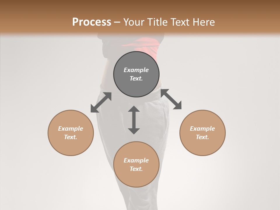 Female Teenage Gymnastics PowerPoint Template